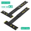 Flexible M.2 PCIE4.0 Adapter Cable 30CM Supports Double Protocols Solid Disks 2230-2280 Sizes for Multiple Systems