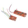 2.4G 4CH RC пульт дистанционного управления 27MHz схема печатная плата передатчика приемника с антенной радио для RC автомобиля грузовика