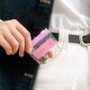 Clear Small Plastic Bags Slide Lock Bags, Thick EVA Reusable Storage with Colored Slider, Pill Pouches, for Coin Jewelry Paper Clips Candy Travel
