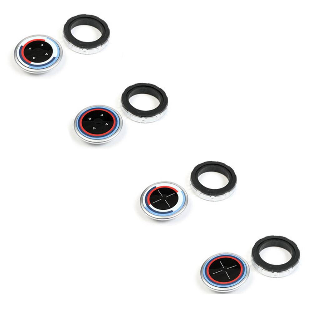 Car 7 Button CIC IDrive Multi-Media Knob Cover for BMW 6Series F06/12/13 2010-14