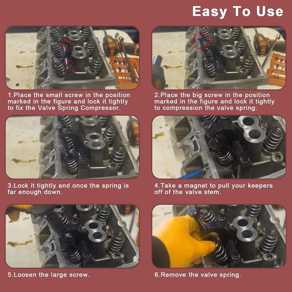 Professional Car Metal Universal Engine Valves Spring Compressor for 2500 3500 5.7L 6.1L 6.4L POW352003 Auto Accessories