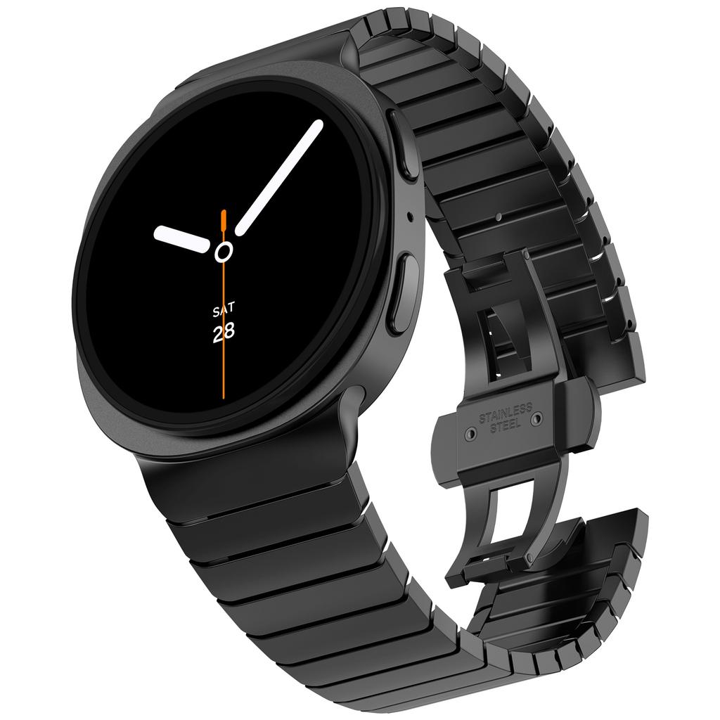 No Gaps Stainless Steel Band for Samsung Galaxy Watch 8 Classic 46mm 44mm 40mm Metal Strap for Galaxy Watch Ultra 2025 Wristband