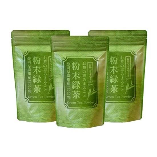 Powdered green tea 200g x 3 bags (600g) bulk use (sencha powder) 100 from Kakegawa Shizuoka Prefecture