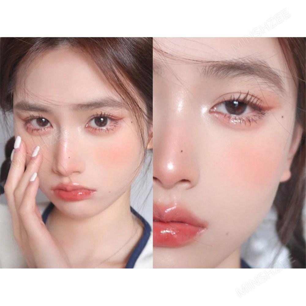 MINSHZEE Румяна-пудра Cheek Shot Pact Velvet Blusher