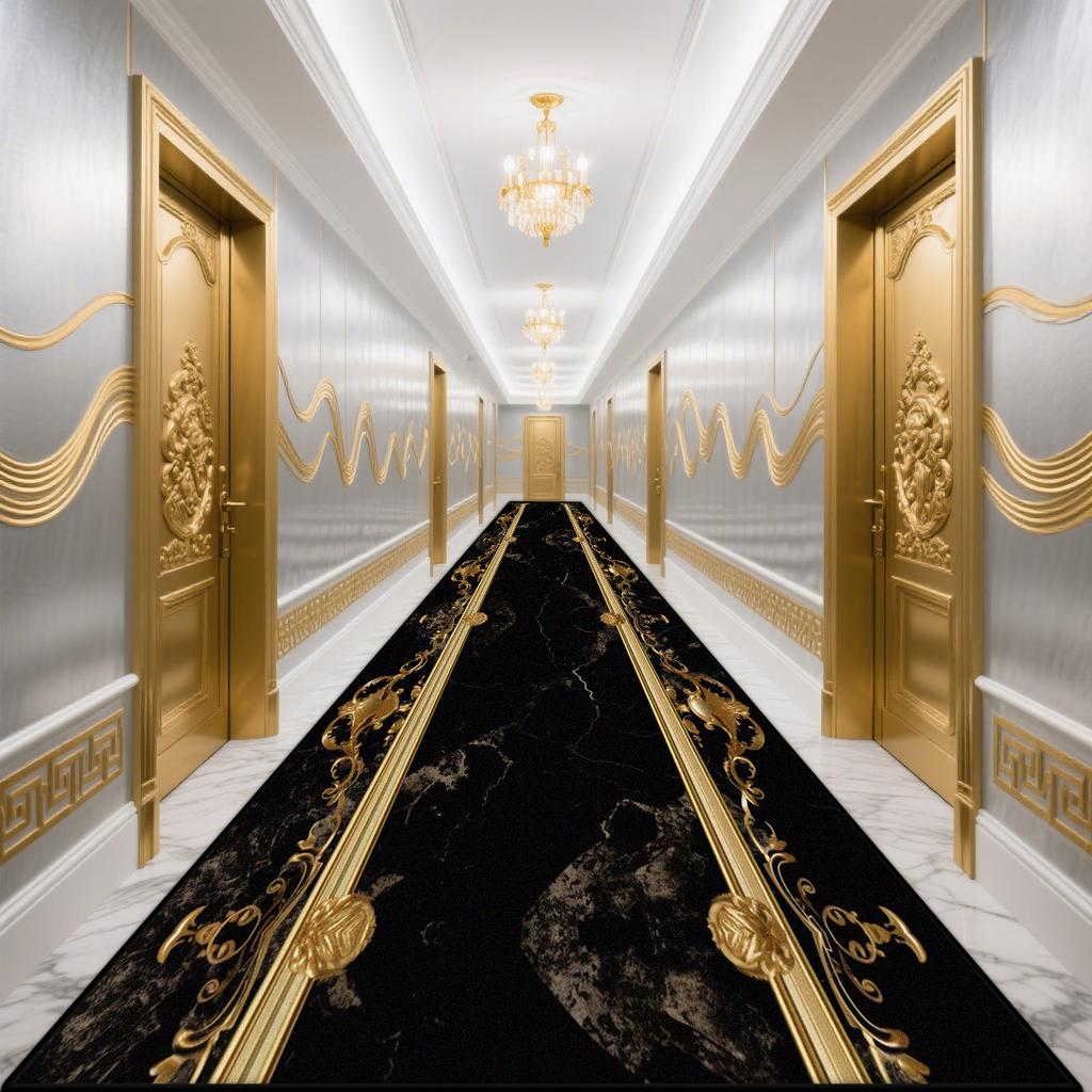 Роскошный ковер в европейском стиле для лобби, холла, коридора, нескользящий ковер-дорожка для лестницы, настраиваемый коврик для дома, прихожей