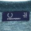 FRED PERRY Long sleeve Polo knit 10 Blue sweater Women Used