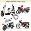 Тормозные колодки для электросамоката, мотоцикла CG125 GY6, передние и задние, 105 мм, аксессуар для мотоцикла, быстрая установка