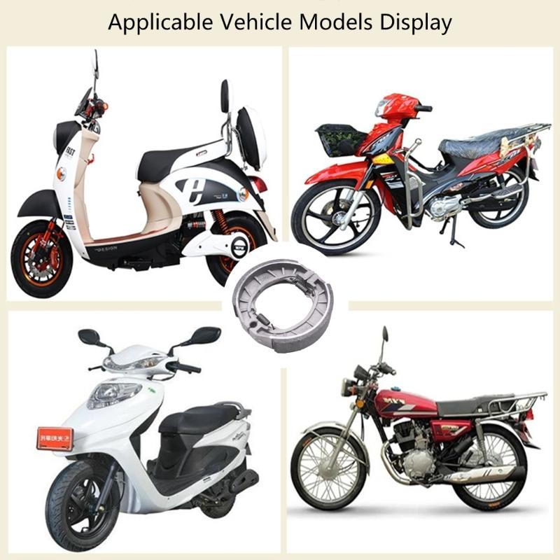 Тормозные колодки для электросамоката, мотоцикла CG125 GY6, передние и задние, 105 мм, аксессуар для мотоцикла, быстрая установка
