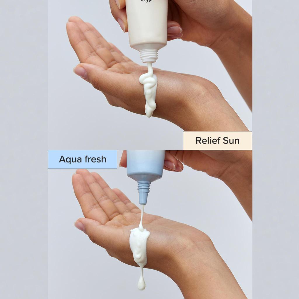 Beauty of Joseon Набор солнцезащитных кремов Relief: Aqua Fresh Rice B5 + Пробиотики риса SPF50+ PA++++ 50мл+50мл