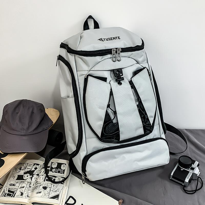 Студенческий мужской рюкзак для уличного спорта, баскетбольная сумка, женский рюкзак контрастного цвета для учеников средней школы