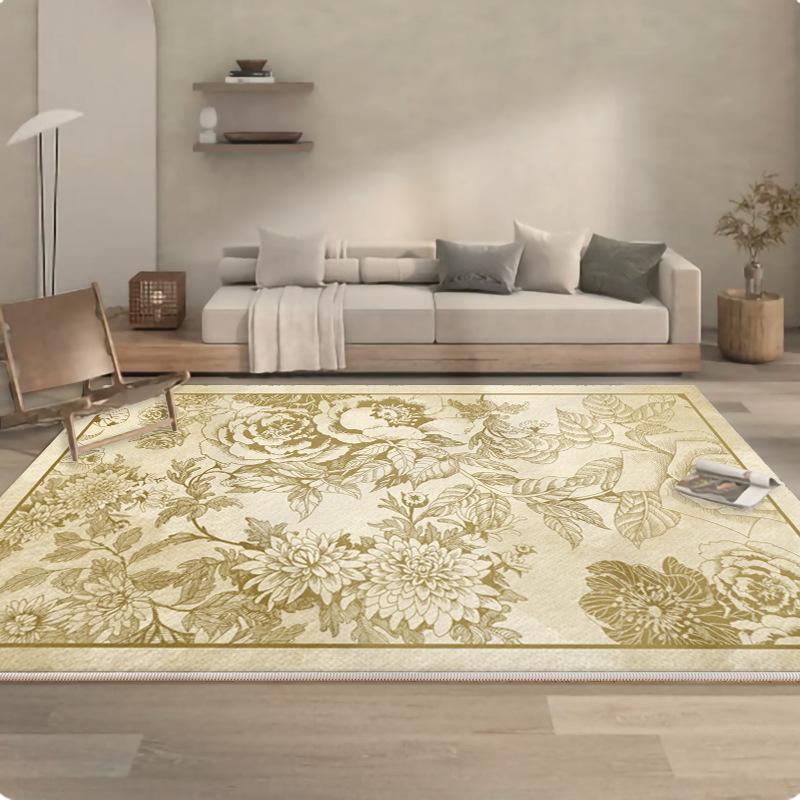 Luxurious Cotton and Imitation Cashmere Carpet for Living Room, Bedroom, and Sofa Area