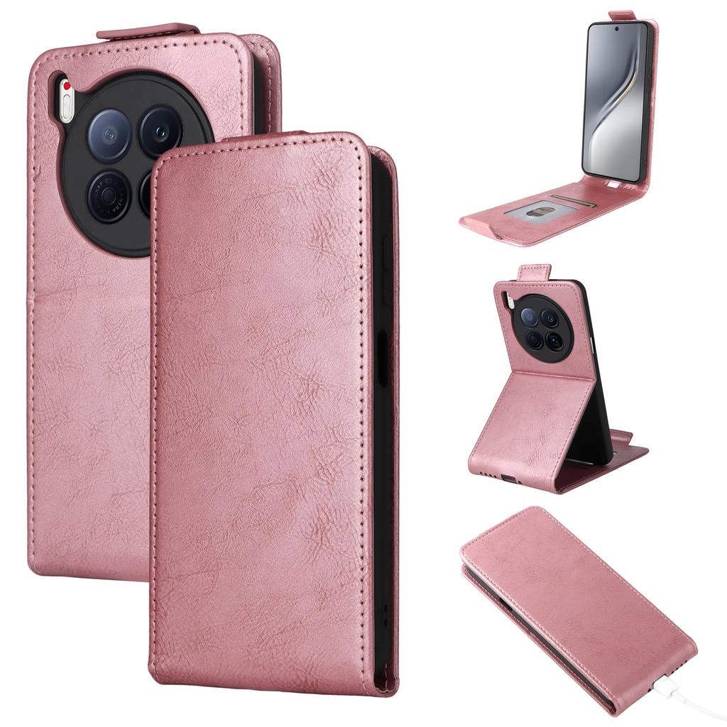 Для TECNO Camon 40 Premier 5G Чехол-подставка Магнитная застежка Вертикальный откидной кожаный чехол для телефона с держателем для карт