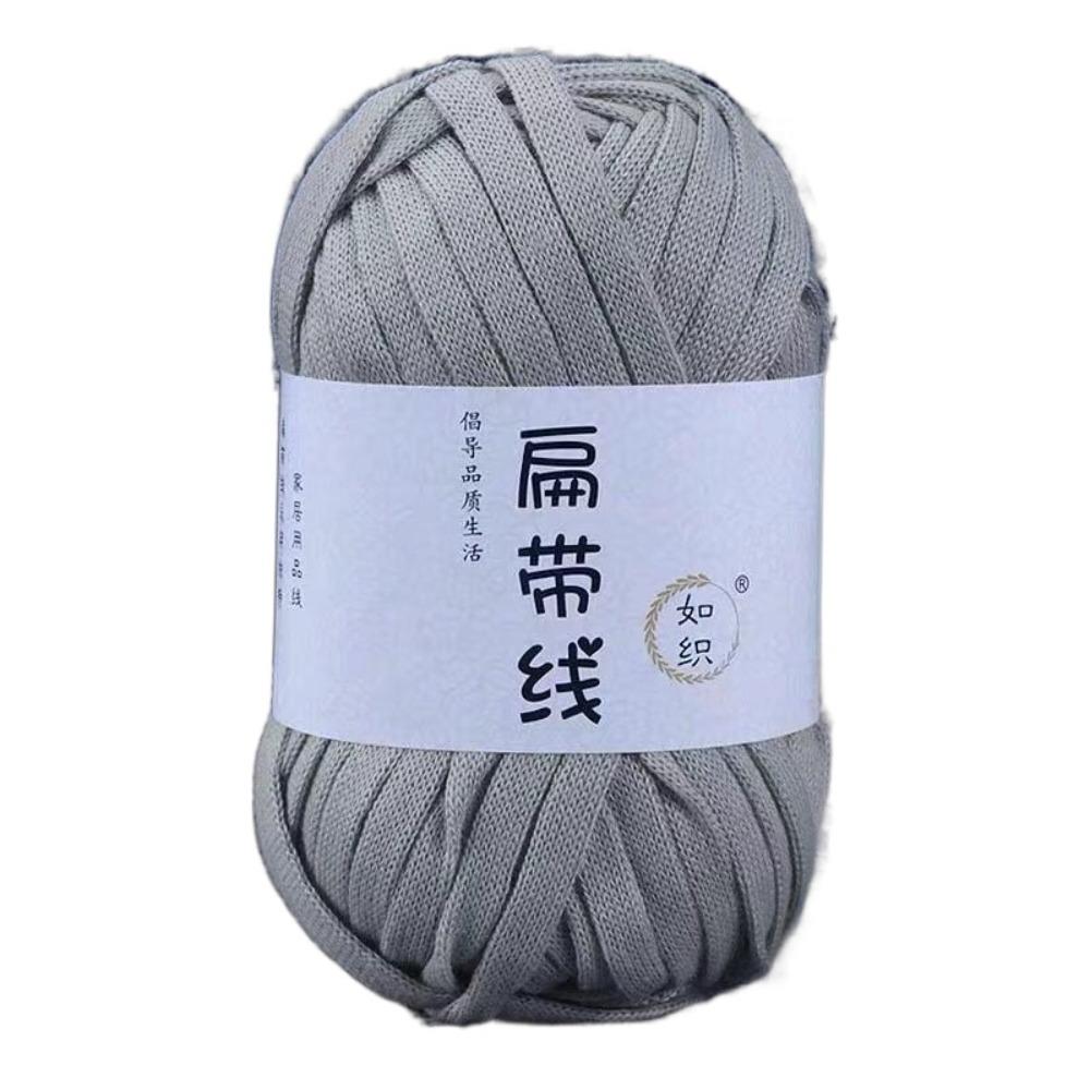 Elastic Knitting Yarn DIY Crochet Carpets Yarn Terylene Flat Thread T-Shirt Yarn  Sewing