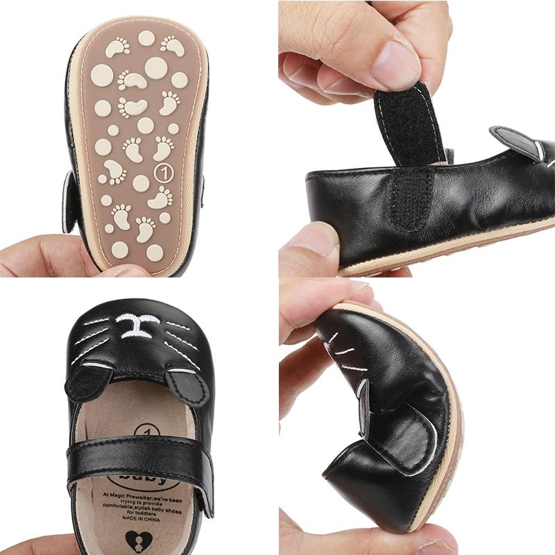 Детская весенне-летняя милая мягкая удобная нескользящая обувь с мультяшным котом и мягкой подошвой для малышей, повседневная обувь