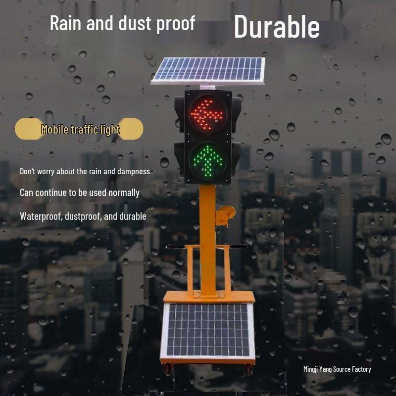 Liftable Solar-Powered Mobile Traffic Signal for Intersections and Driving Schools