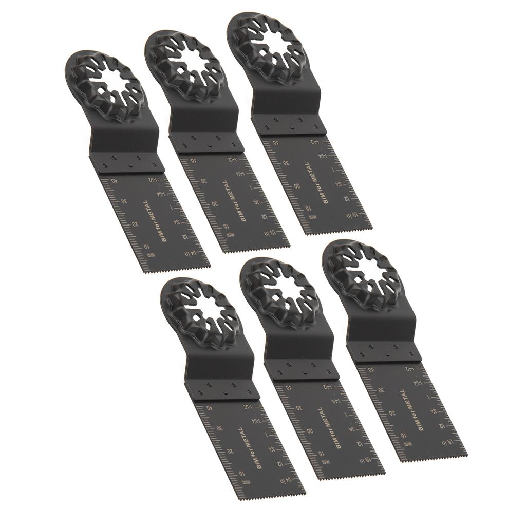 10 шт. Колеблющееся пильное полотно 34 мм Биметаллическое Многофункциональный режущий инструмент Набор Комплект для Starlock