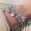 Alloy Chic Chinesestyle Beaded Bracelet For Women Vintage Floral Design Jewelry