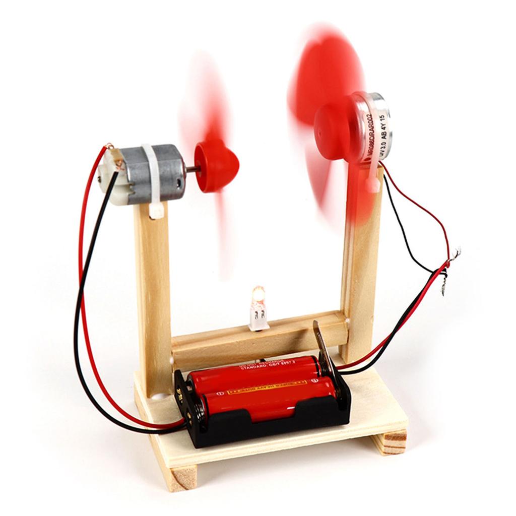 DIY Wind Generator Unique Power Generator Kit Children Educational Toy Kit 1.5V