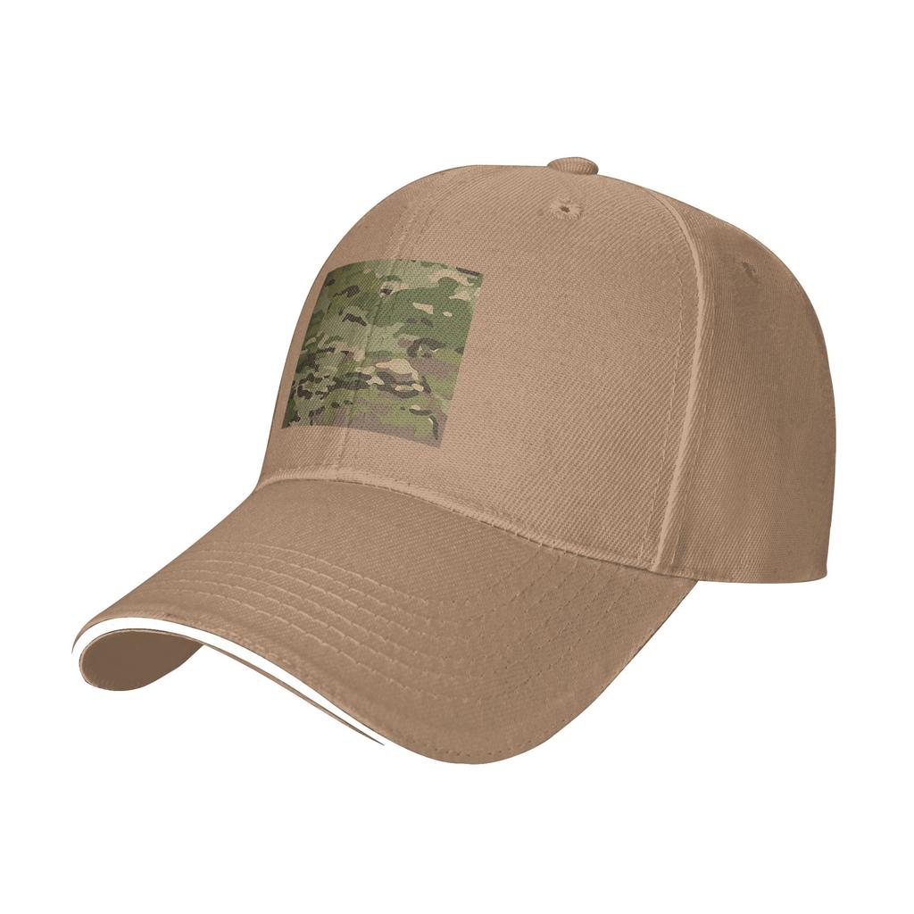 Woodland Hues Camo MultiCam Camouflage Cap Baseball Caps Adjustable Hat Hip Hop Summer Unisex Baseball Hats Customizable