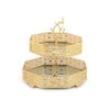 27 Pattern 2-storey Honeycomb Cookie (20-25 Cm) Gold