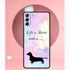 Такса Дакель Цитаты Чехол для Samsung Galaxy S24 Ultra S20 S21 S22 S23 S25 Ultra S9 S10 Plus S25 FE Cover Funda