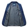 Loose Youth Solid Color  Clothes Men'S Casual  Three -Button Denim Blazer Plus Size
