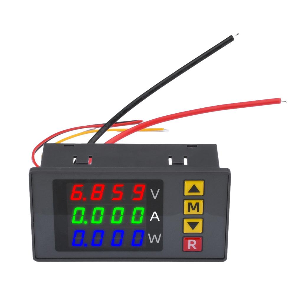 BM730 DC0-100V 10A 1000W Digital Voltmeter Ammeter Wattmeter Energy Meter Power Meter Voltage Detector Current Meter Monitor