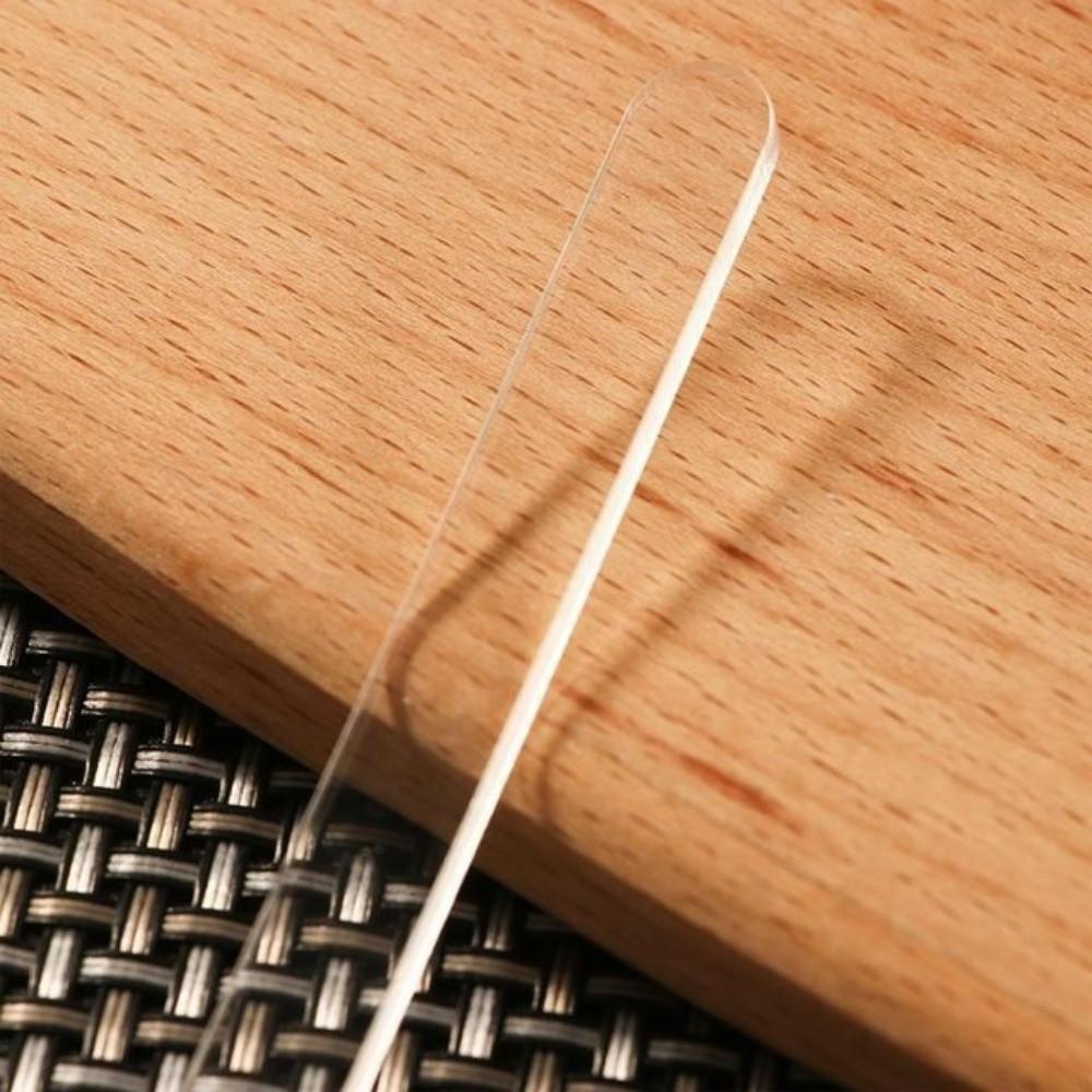 50PCS Flat Stick Popsicle Sticks Rounded End Craft Sticks New Candy Sticks Party Supplies
