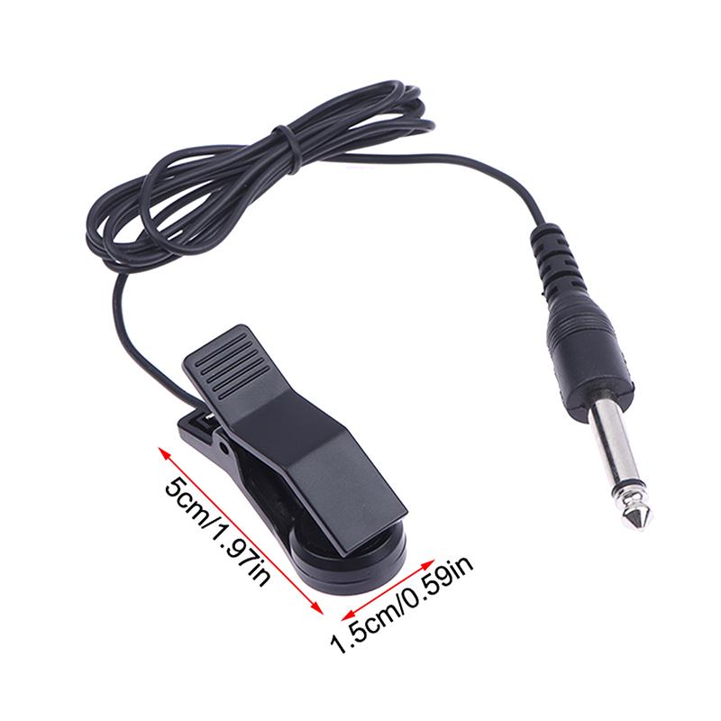 Универсальный клипсовый акустический звукосниматель для гитары, контактные микрофоны, пьезозвукосниматель для скрипки, банджо, мандолины, укулеле, музыкального инструмента