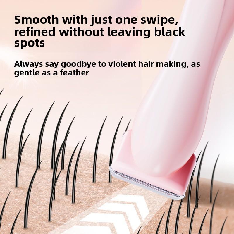 Многофункциональная бритвенная машинка с двойной головкой для женщин, подмышек, индивидуальный бритвенный нож, электрический триммер для всего тела