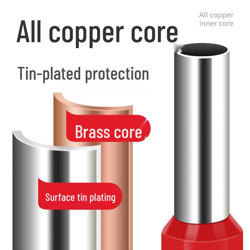 Набор insulated wire connector & crimping plier: 800/1200/1800 шт. Гильзы наконечники трубчатые, холодный обжим, 6-4А