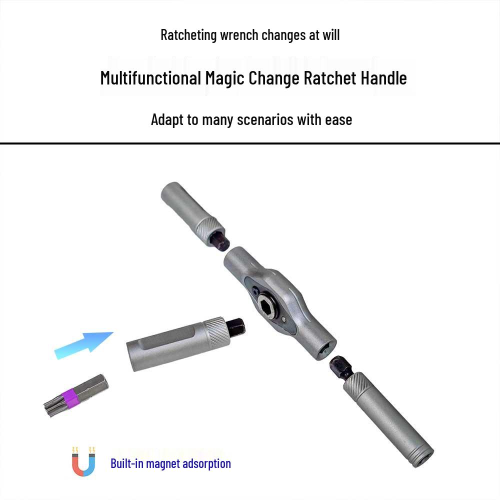 Набор магнитных отверток и трещоточной рукоятки 32-в-1, высокая твердость