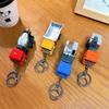 Cartoon Pullback Car Toy Pendant Movable Wheels Truck Key Pendant  Key/Backpack Decor