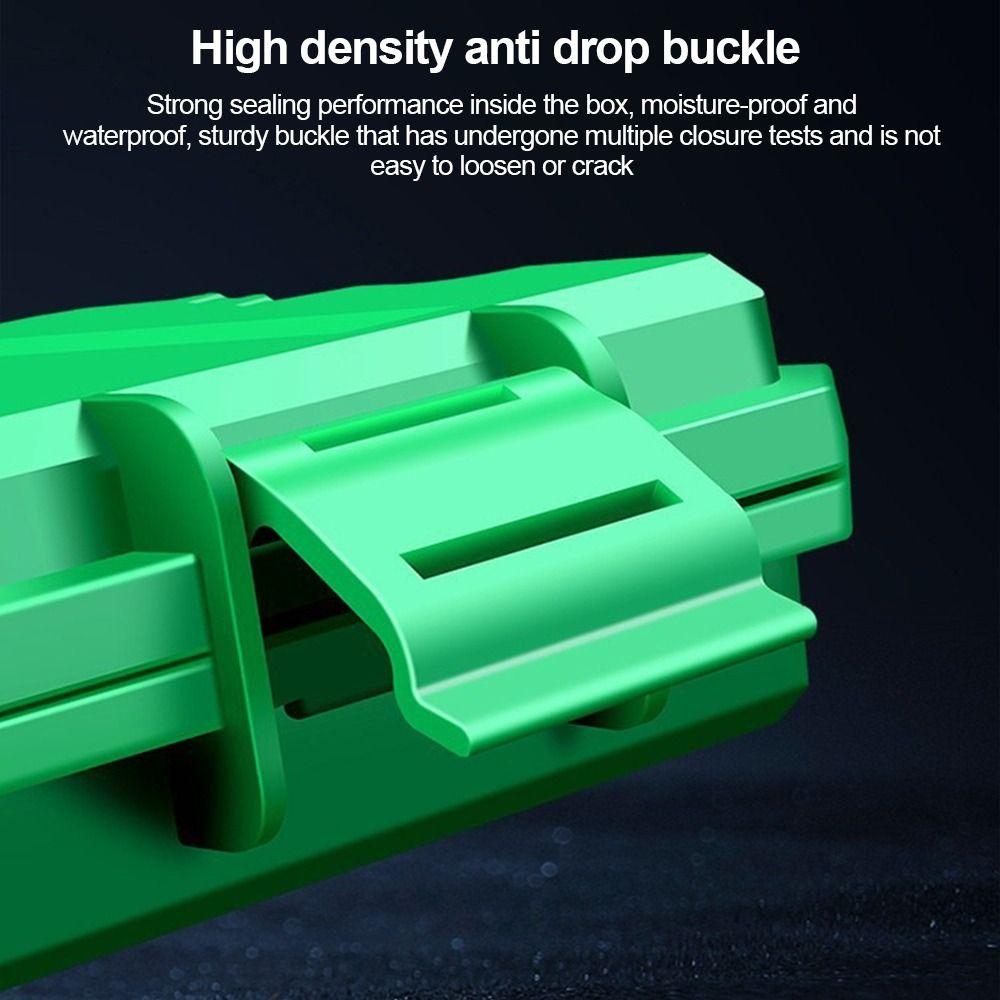 Organizer Storage Case Shock Resistant Tool Storage Box Durable Sealed Storage Box Outdoor Camping