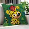 Cartoon Marsupilami Cushion Cover Cushion Cover Set 4Pcs 50X50 45X45 40X40 Pillowcase Decorative Sofa Home Decor