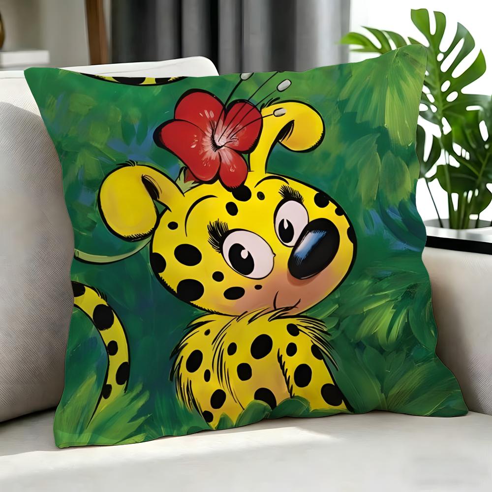Cartoon Marsupilami Cushion Cover Cushion Cover Set 4Pcs 50X50 45X45 40X40 Pillowcase Decorative Sofa Home Decor
