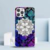 Totem Mandala Colorful Flower Phone Case For IPhone 16 17 Air 16E 15 14 Plus 13 Mini 12 11 Pro Max 7 8 + SE 2020 Soft TPU Back C
