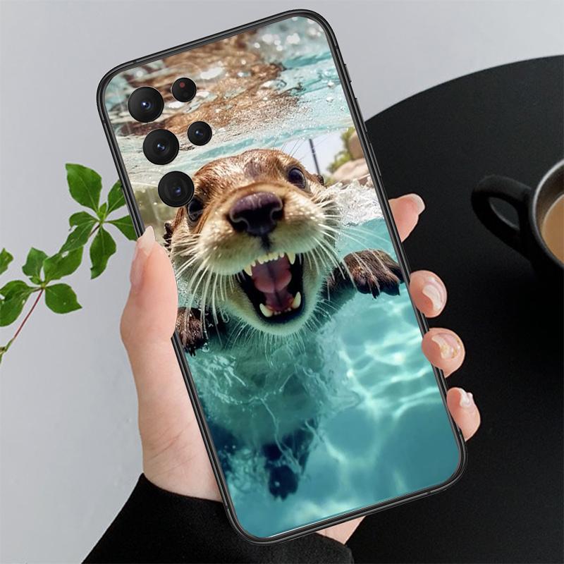 otter Phone Case For Samsung A17 A55 A16 A56 A35 A15 A53 A54 A33 A34 A25 A05S A52 A52S A07 A26 A06