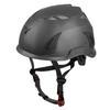Yellow Climbing Safety Hard Hat Helmet for Cave Divers with Torch Light