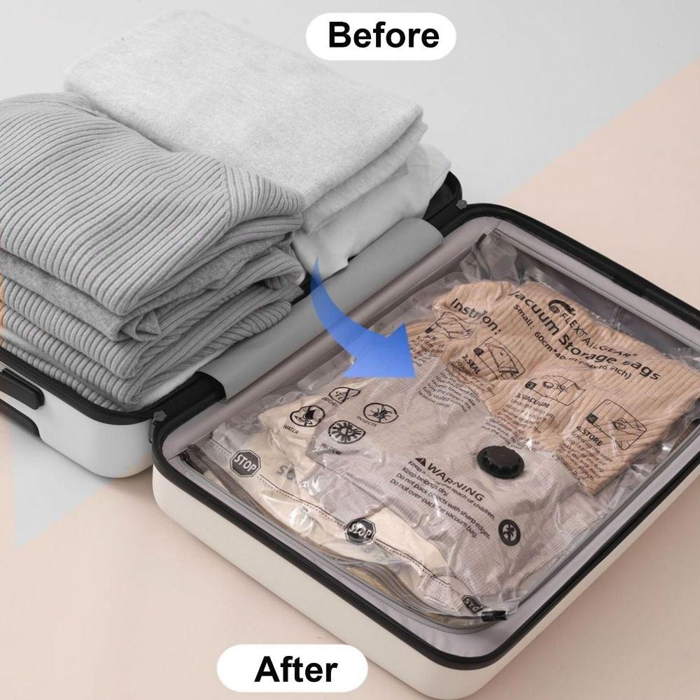 Heavy Duty Vacuum Storage Bags Thickened Clothing Organizer Bag  Closet Organization