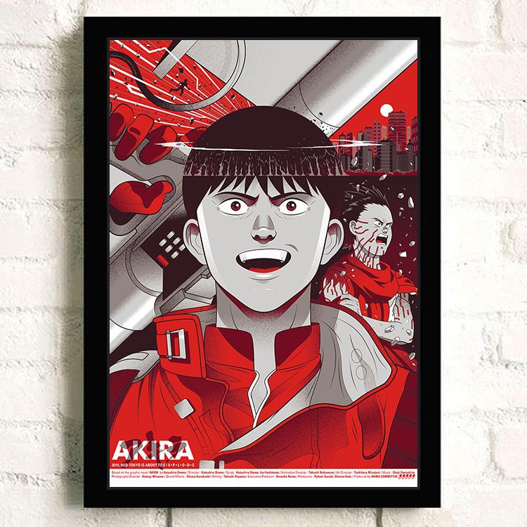 Japanese Anime AKIRA Poster and Print Room Decor Cartoon Character Picture Wall Art Canvas Painting Living Room Decor