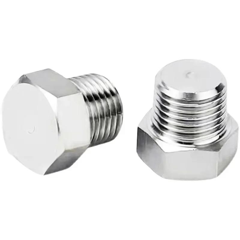 Высокое давление 1/8" - 1.5" BSP NPT Наружный шестигранный квадратный заглушка-колпачок с потайной головкой, фитинг для трубопровода из нержавеющей стали 304