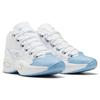 Reebok Мужские кроссовки Question Mid On to the Next Унисекс Белый Облачно-белый Жидкий-синий GW8854