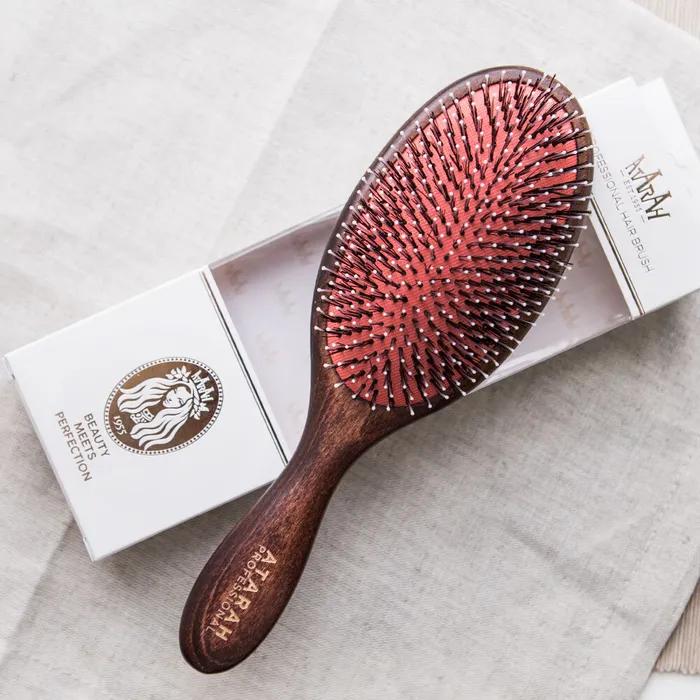 Atara boar bristle cushion hairbrush