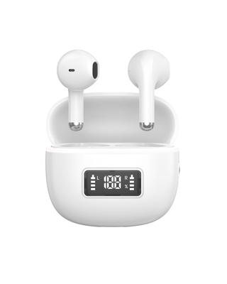Bluetooth-наушники, Беспроводные наушники с двумя силиконовыми микрофонами, Водонепроницаемость IPX7, 60 часов воспроизведения, Bluetooth 6.0 Earbuds 2025, Полнодиапазонные
