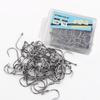 100pcs/box High Carbon Steel Fishing Hooks 1#-10# Fish Hook Set Barb Carp Fishing Accessories