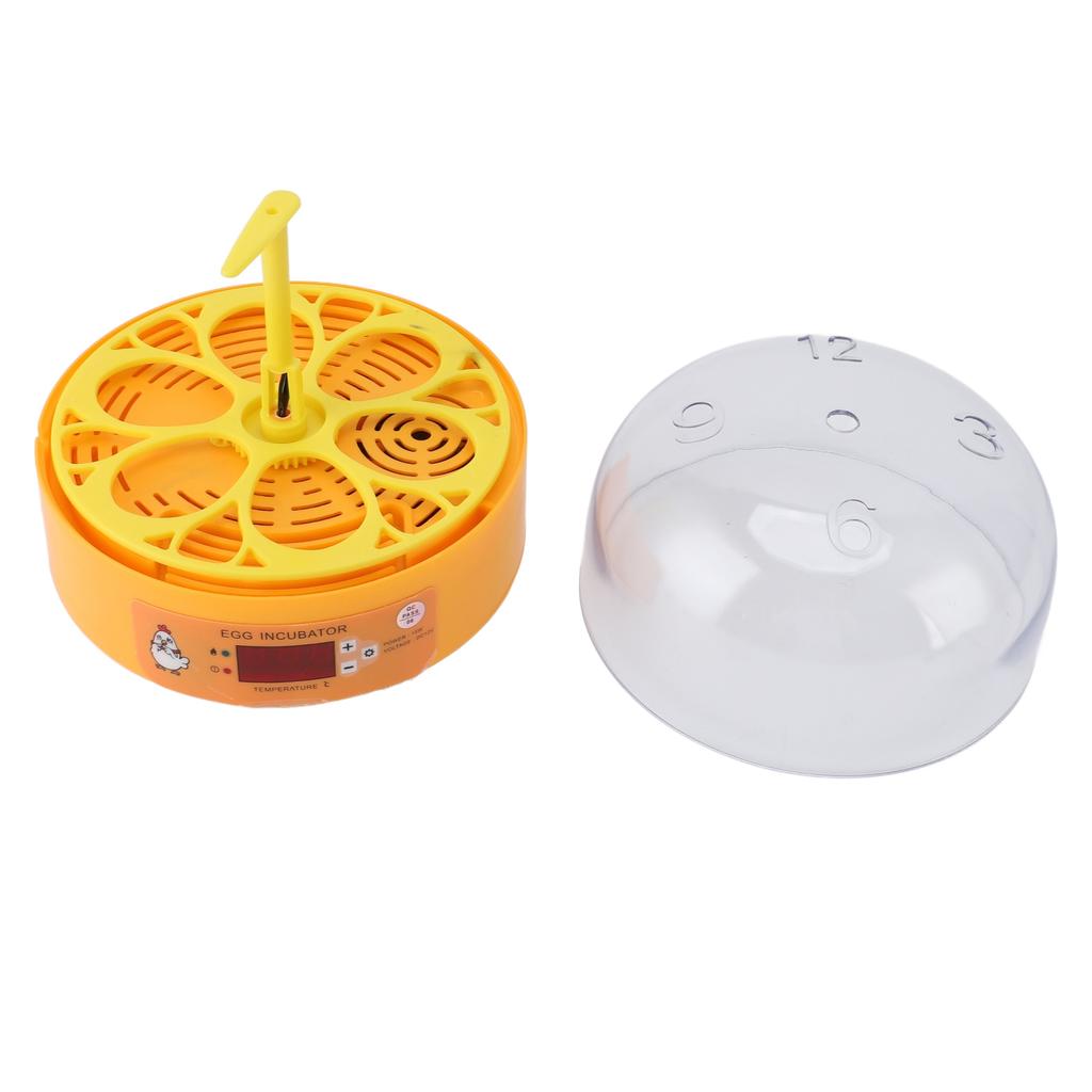 6 Egg Smart Chicken Incubators Automatic Temperature Control Small Display Hatcher Machine for