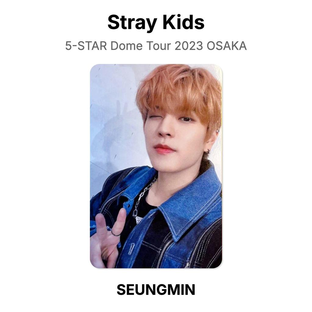 Stray Kids Официальная фотокарточка 5-STAR Dome Tour 2023 OSAKA