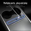 USB-хаб для Tesla Model 3/Y: Многопортовая док-станция с быстрой зарядкой PD для центральной консоли