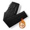 Men's Waterproof Lambskin Sports Pants - Warm, Loose-Fit, Plus Velvet, Thickened for Autumn & Winter